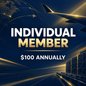 Individual AACA membership for air cargo professionals, featuring aviation, travel, and global logistics imagery