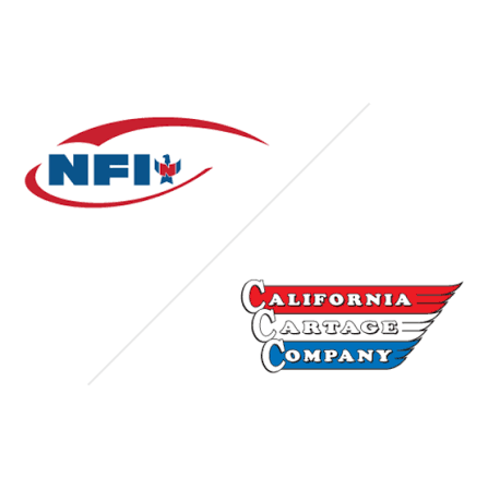 NFI and California Cartage logos